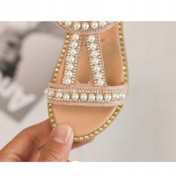 Dziewczęce Buty Dziewczęce Sandały Perły