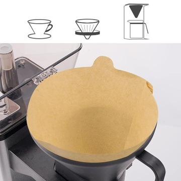 МНОГОФУНКЦИОНАЛЬНЫЕ БУМАЖНЫЕ ФИЛЬТРЫ ДЛЯ КОФЕ, ОДНОРАЗОВЫЕ, КАПЕЛЬНИЦЫ