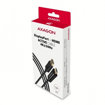 Адаптер Active DisplayPort HDMI 1.4, кабель 1,8 м,