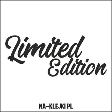 wlepy na samochód Limited Edition NAKLEJKA