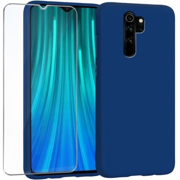 ETUI MATOWE SLIM do XIAOMI REDMI NOTE 8 PRO +SZKŁO