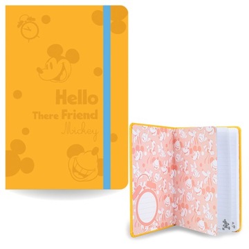 Notes A5 z gumką Colorino Disney Mickey Mouse Żółty 15893PTR_Z