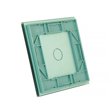 СЕНСОРНЫЙ ПЕРЕКЛЮЧАТЕЛЬ LIVOLO С ОДНЫМ СТЕКЛОМ. ЗЕЛЕНЫЙ