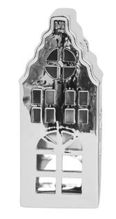 DOMEK DOM CERAMICZNY LED ŚWIECZNIK LAMPION FIGURKA CERAMICZNA NA PREZENT L