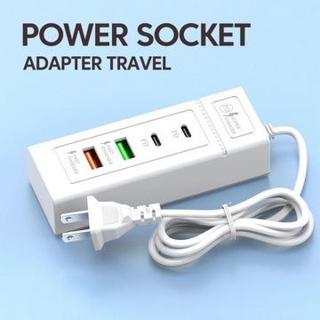4-портовое зарядное устройство USB PD, тип C, 20 Вт, быстрое зарядное устройство, настенные зарядные устройства, адаптер питания 3