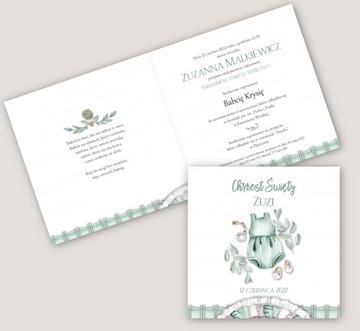 Крещение и Первый День Рождения 2в1 - полная персонализация ZCC11