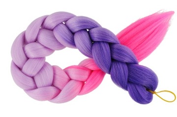 WŁOSY SYNTETYCZNE PROSTE KOLOROWE WARKOCZE 3K.072