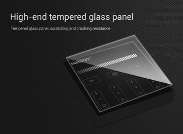 СВЕТОДИОДНЫЙ КОНТРОЛЛЕР НАСТЕННАЯ ПАНЕЛЬ ПУЛЬТ B1 ЧЕРНЫЙ ДЛЯ LED MONO MiLIGHT MiBOXER