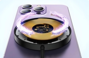 БЫСТРОЕ БЕСПРОВОДНОЕ ЗАРЯДНОЕ УСТРОЙСТВО BASEUS ИНДУКТИВНОЕ QI МАГНИТНОЕ MAGSAFE 15 Вт