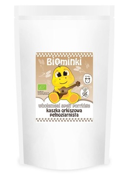 KASZKA MANNA ORKISZOWA PEŁNOZIARNISTA BEZ DODATKU CUKRÓW BIO 500 g - BIOM