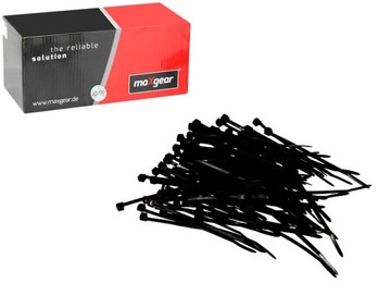 OPASKA PLASTIKOWA 3X80 1 OPAK = 100 SZT CZARNA MAXGEAR
