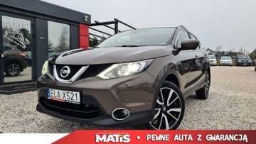 Nissan Qashqai II Crossover 1.6 dCi 130KM 2017 Nissan Qashqai 1.6D 130KM manual Navi kamery 360 bi xenony panorama 1.6