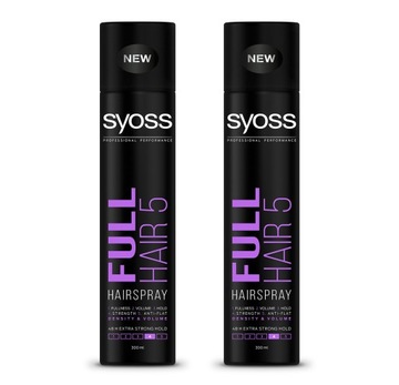 Syoss Full Hair Lakier Utrwalenie i Miękkość x2