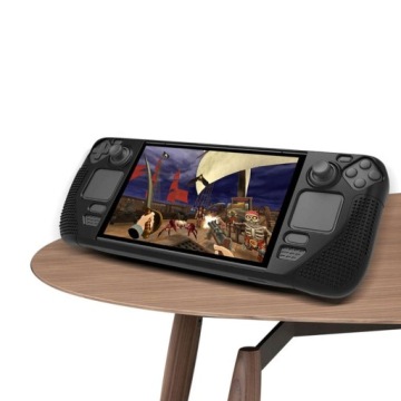 Бронированный защитный силиконовый чехол из ТПУ для STEAM DECK VALVE, черный