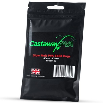 Woreczki Castaway PVA Slow Melt 60 mm x 105 mm