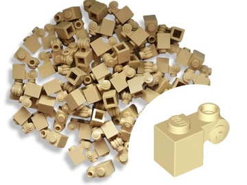 LEGO 20310 Brick 1x1 Ozdobny TAN Piaskowy 20 szt