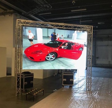 Спортивный ремешок, большой экран, светодиодный рекламный экран, для установки на открытом воздухе.