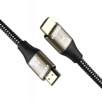Кабель HDMI 2.1 СВЕРХВЫСОКОСКОРОСТНОЙ UHD 8K 4K 120 Гц, 3 м