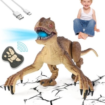 Hračky Velociraptor Na Dálkové Ovládání Kombinace Zvuku A Světla