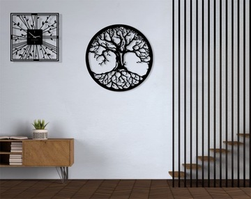 Ажурная картина Настенное украшение Дерево Панно Большое
