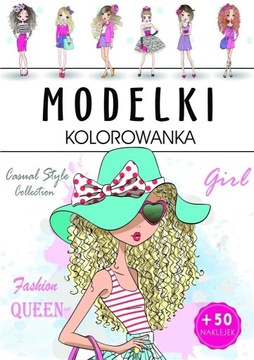 Modelki Kolorowanka