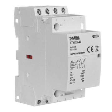 КОНТАКТОР МОДУЛЬНОЙ УСТАНОВКИ 3F 25A AC 4НО 230В