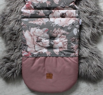 Вставка в коляску с водонепроницаемой подставкой для ног Roses Zoe XL 90 см