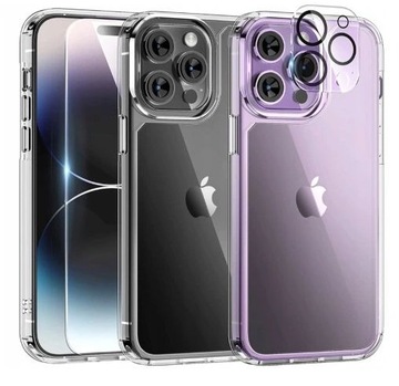 Iphone 14 Pro case + szkło hartowane zestaw TAURI