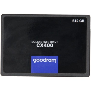 Твердотельный накопитель Goodram CX400 Gen. 2, 512 ГБ, 2,5 дюйма, SATA III