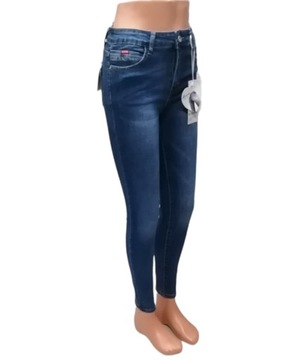 Spodnie Jeans Damski Skinny Plus Size M.SARA - 36