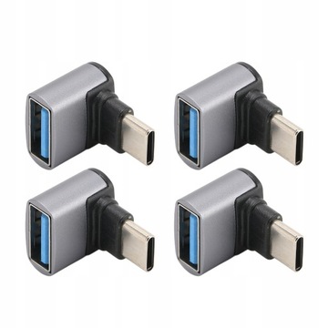 4 SZT.ADAPTER KĄTOWY USB-C DO USB TYPU L 10GBPS