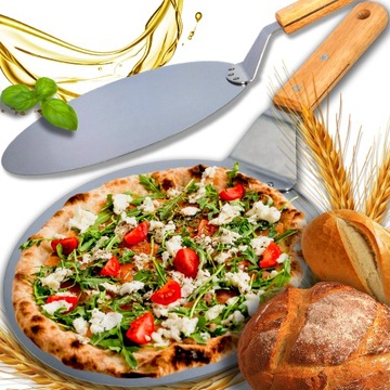 ŁOPATA DO PIZZY SZUFLA TACA STAL NIERDZEWNA INOX PROFESJONALNA OKRĄGŁA XXXL