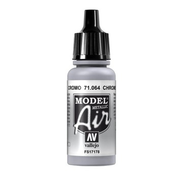 Farba Vallejo Model Air 71.064 Chrome FS17178 18ml