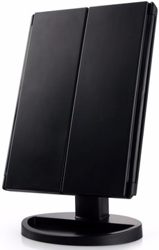 КОСМЕТИЧЕСКОЕ ЗЕРКАЛО С ПОДСВЕТКОЙ, СКЛАДНОЙ СВЕТОДИОД, USB, РЕГУЛИРУЕМОЕ увеличение 2X 3X