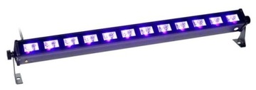СЦЕНА СВЕТОДИОДНАЯ ПОЛОСКА 12X3ВТ УЛЬТРАФИОЛЕТОВАЯ СВЕТА МОБИЛЬНАЯ