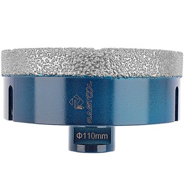 OTWORNICA KORONKA DIAMENTOWA 110MM TWARDY GRES PŁYTKI M14 JAKOŚĆ PREMIUM RS