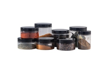 24 баночки с герметичной крышкой, ПЭТ, 50 мл.