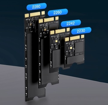 Станция клонирования твердотельных накопителей NVME PCIe M.2 Адаптер USB-C 3.2 M2 до 4 ТБ, 10 Гбит/с