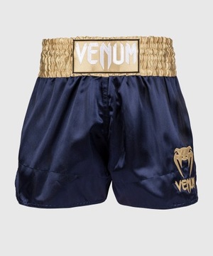 Venum Spodenki Classic Muay Thai Granatowe/Złote L
