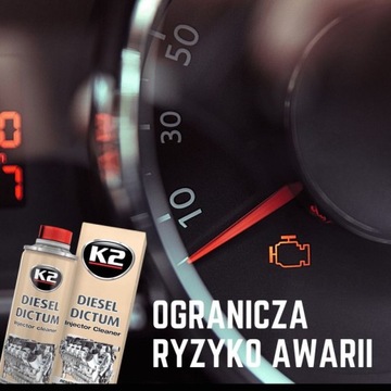 K2 Diesel Dictum очищает дизельные форсунки 500мл