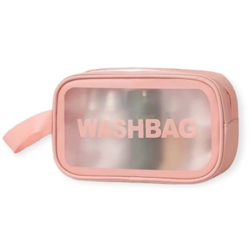 KOSMETYCZKA DAMSKA MAŁA PODRÓŻNA ORGANIZER WASHBAG RÓŻOWA