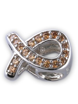 CHARMS ZAWIESZKA NIESKOŃCZONOŚĆ KORALIK Srebro 925