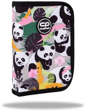 Piórnik jednoklapkowy bez wyposażenia Clipper Panda Gang CoolPack