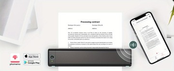 Принтер Phomemo M08F-Letter, легкий и компактный, 1 шт., мобильный термопринтер