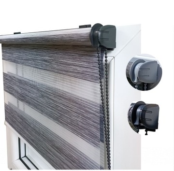 Roleta DZIEŃ i NOC Lux wymiar 65x220cm Gray