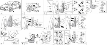 CHLAPACZE BŁOTOCHRONY UNIWERSALNE 28,5x21cm 2szt