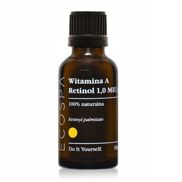 RETINOL WITAMINA A PRZECIWZMARSZCZKOWA DO SERUM KREMU 30 ML ECOSPA