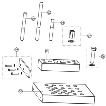 Гидравлические опоры для пресс-подборщиков BH715, BH720, BH730, BH750, 30T BAHCO