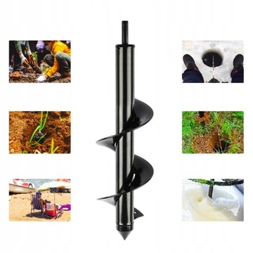 БУРА ШНЕКОВАЯ ДЛЯ ПОСАДКИ ПОЧВЫ 8 СМ 25 СМ 8/25