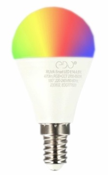 Светодиодная лампа EDO E14 4,8 Вт = 40 Вт 470 лм RGB + WW-CW WiFi TUYA SMART Intelligent